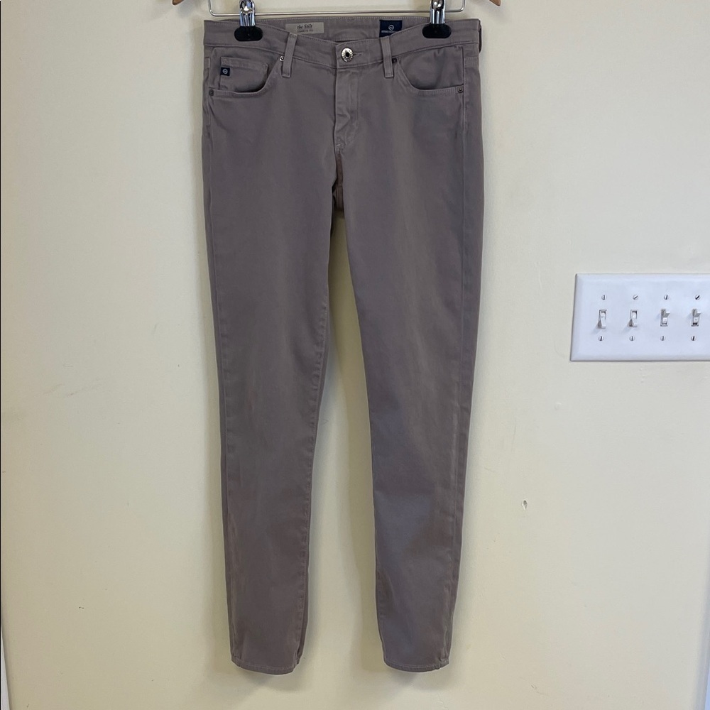 AG Adriano Goldschmied The Stilt Grey Cigarette Leg Jeans 27R Stretch